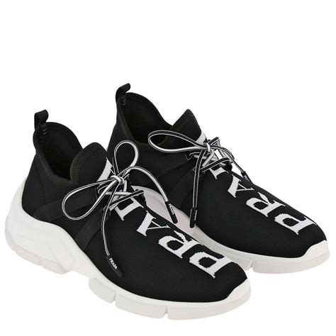 basket prada noir femme|Baskets Prada Pour Femme .